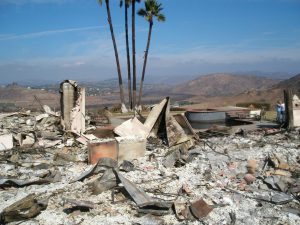 California Wildfires damage