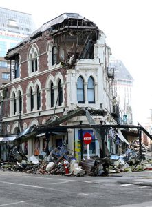 New Zealand Earthquake building damage