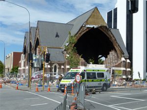 New Zealand Earthquake building damage