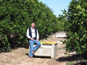 Don Barioni, Jr. in a lemon Farm
