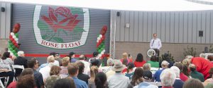 Ribbon cutting at the new Rose Float Lab